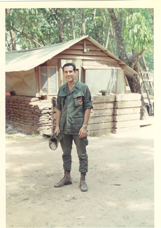 Lai_Khe_1969-70_-_Marc_Wilensky_(Skee)_in_front_of_our_hooch_fs